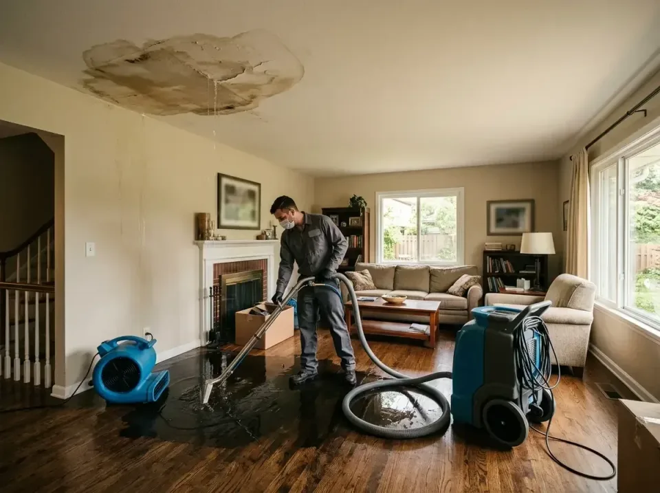 attic-pipe-burst-ceiling-drip-008 — frequently asked questions, Water Damage Restoration & Carpet Care in St. Louis Park, MN